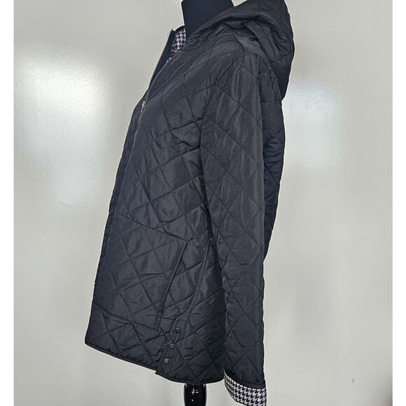 Cynthia Rowley Womens Hooded Quilted Puffer Jacket Large Capsule Cottagecore - Picture 6 of 10